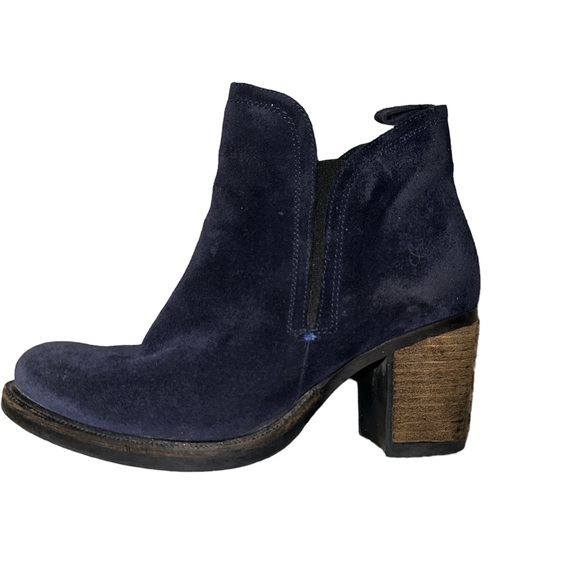 Bos & Co Belfield Navy Boote size 38-USA 8 - Picture 7 of 8